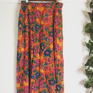 Vintage Carol Little Floral Skirt!!🌻